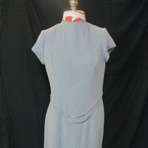 David Warren Grey Long Dress Size 4